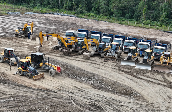 Obra industrial da MSE Engenharia