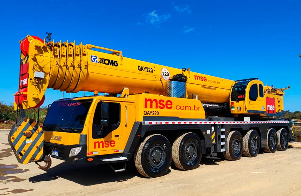 Equipamentos e frota MSE Engenharia