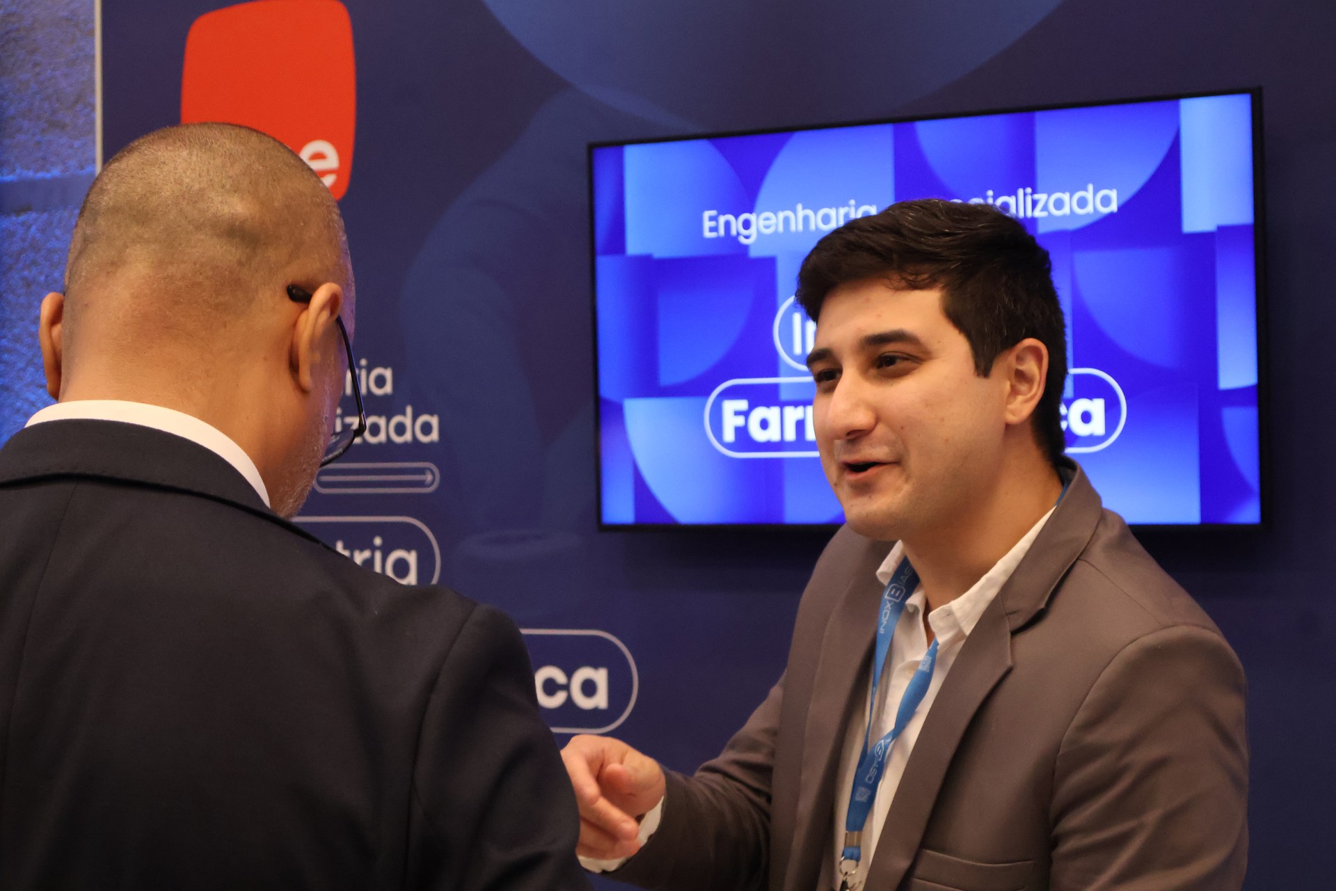Networking no estande da MSE Engenharia na Future Pharma 2026