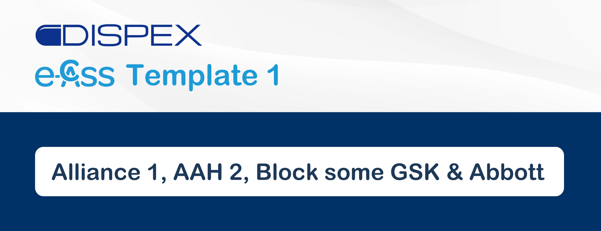 An example of 1 of the Dispex templates for prioritising & blocking specific wholesalers