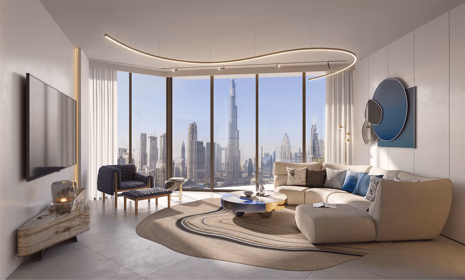 Město Dubai z vrchu