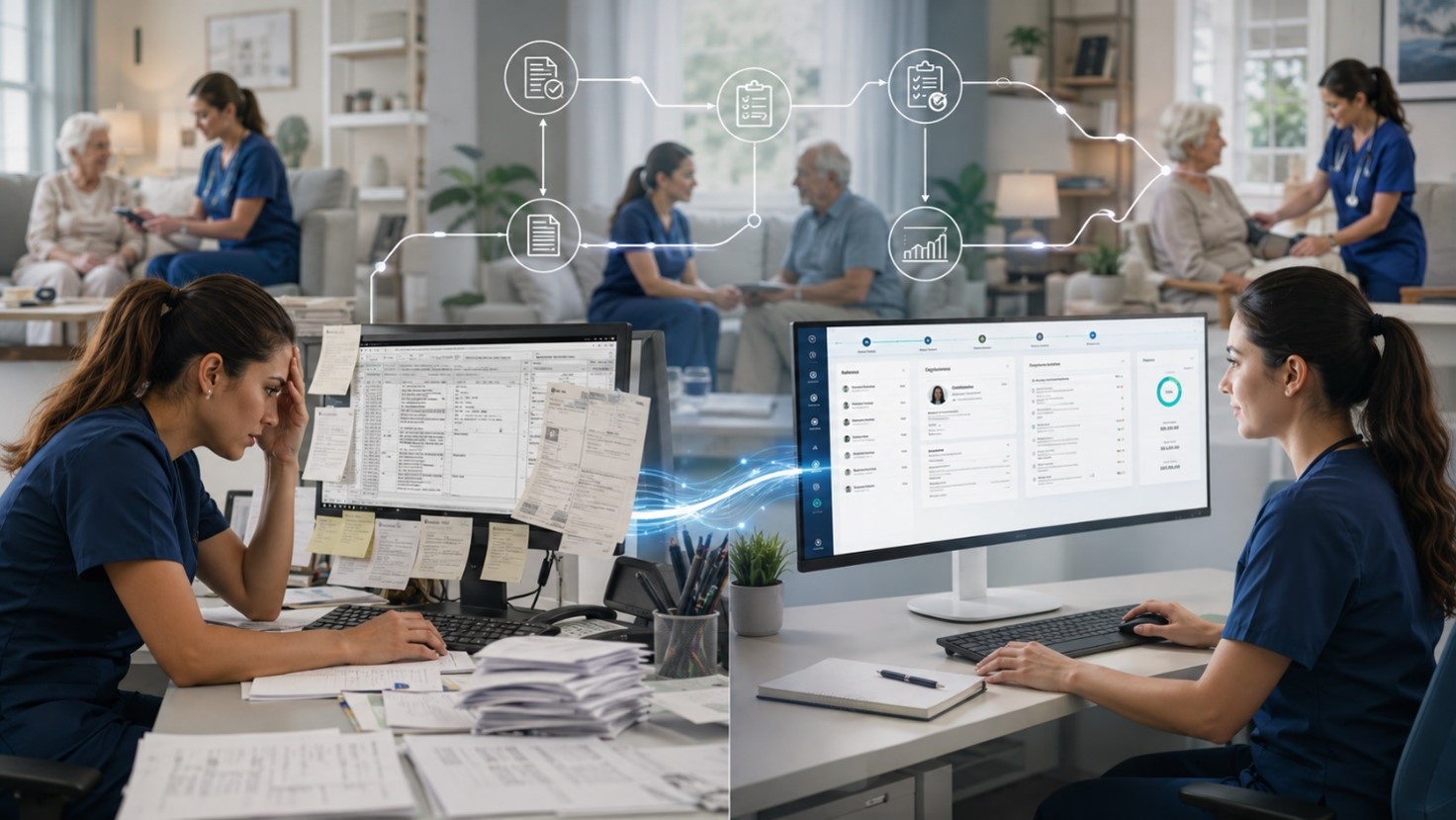 AI-native EMR for skilled home health