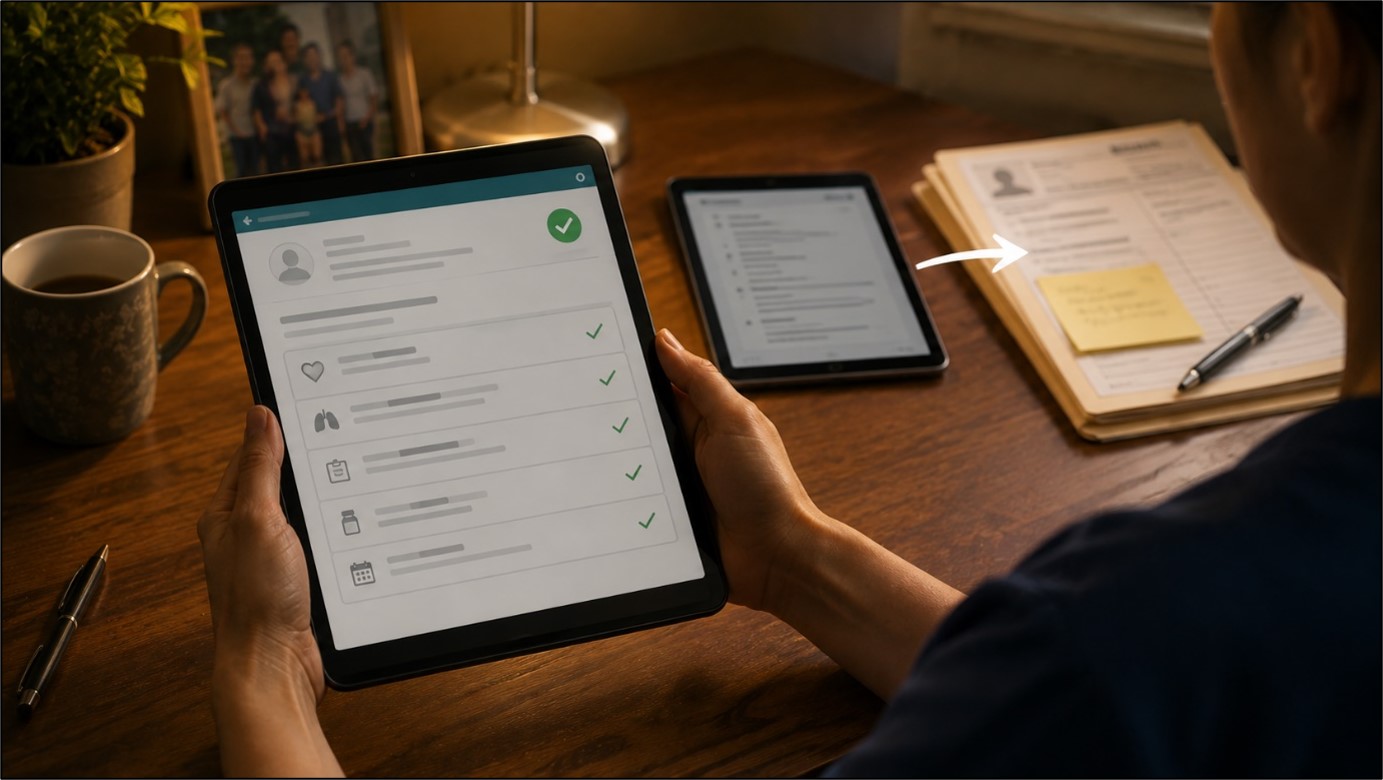 AI-native EMR architecture compared to AI bolted onto a traditional EMR