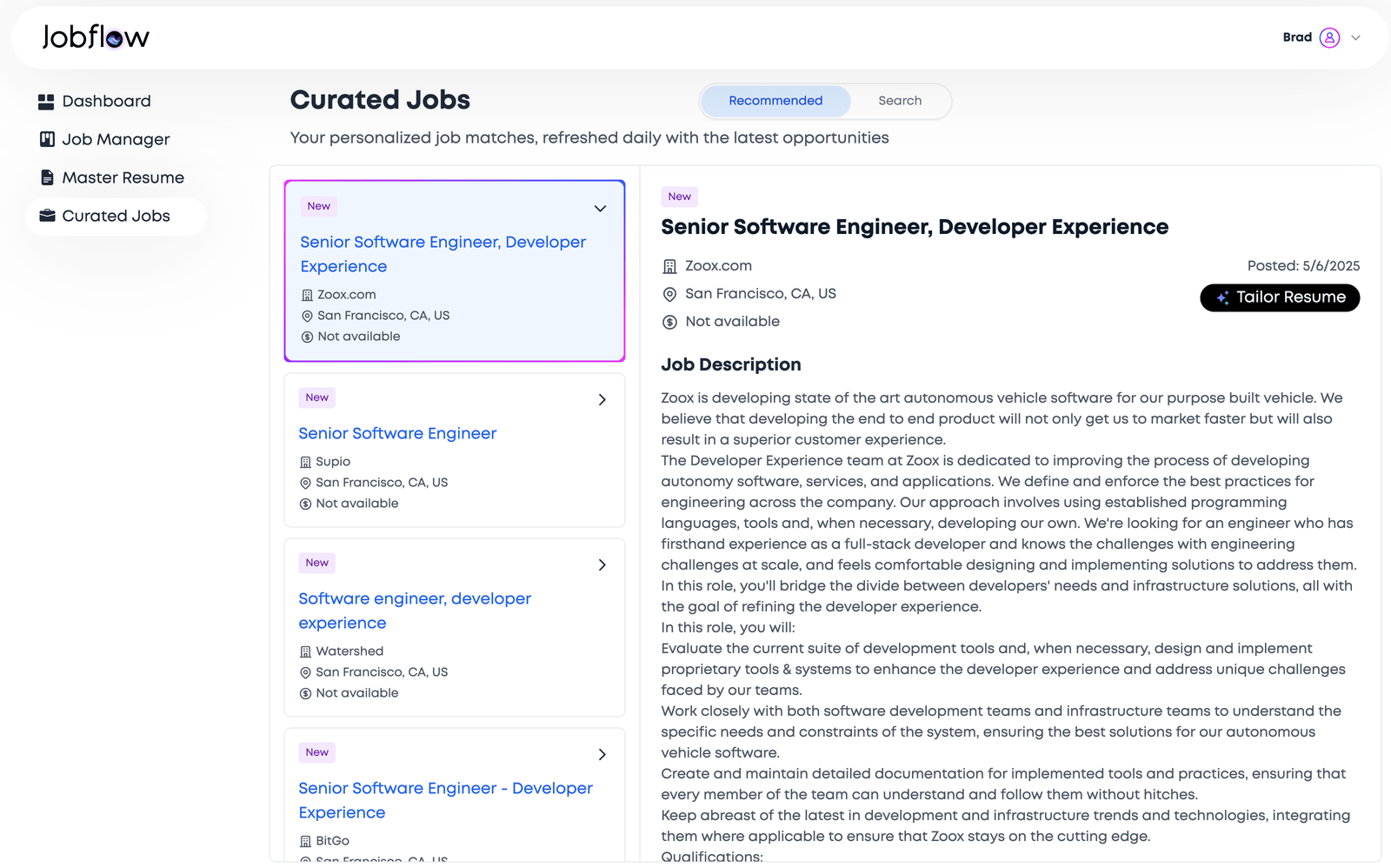 Job Matching