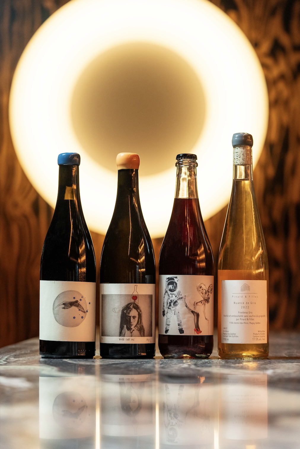 Bouteilles de vin