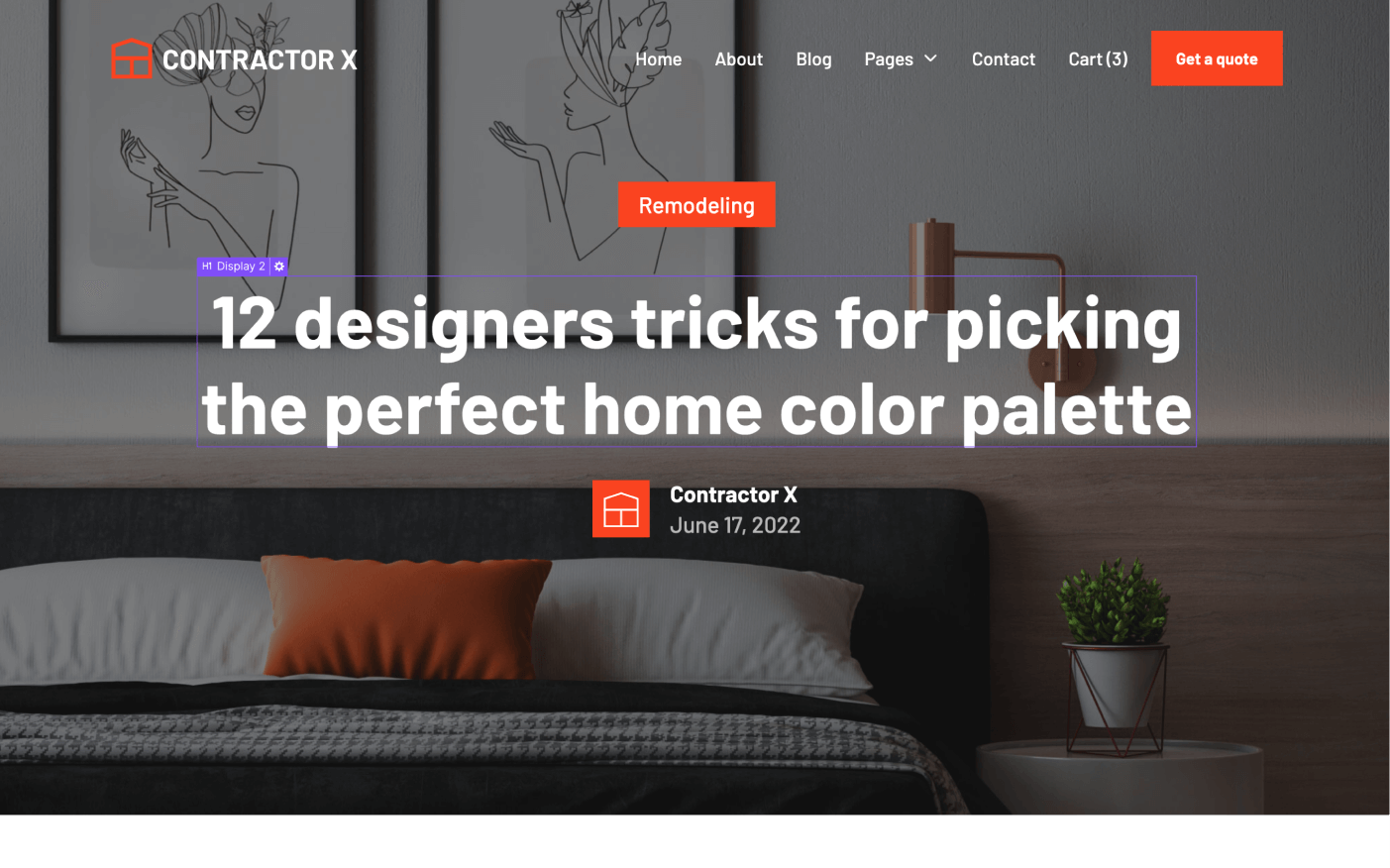 CMS Page - Contractor X Webflow Template