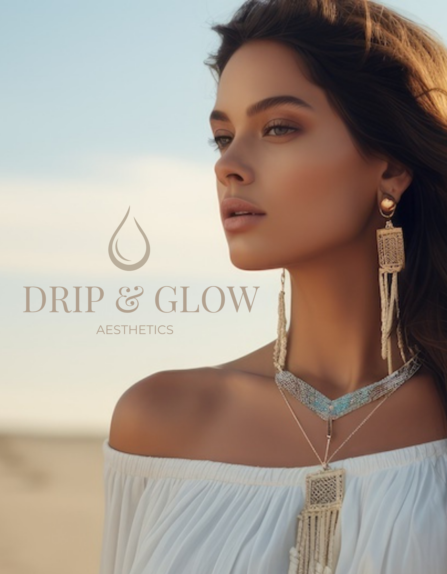 Clean, professional medical spa treatment room with neutral tones at Drip & Glow in Cherry Creek