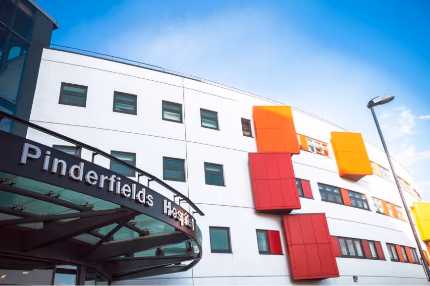 Pinderfields entrance exterior