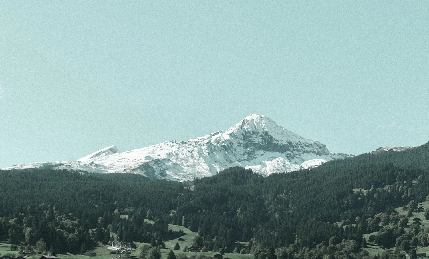Bergbild im Panoramaformat von Grindelwald