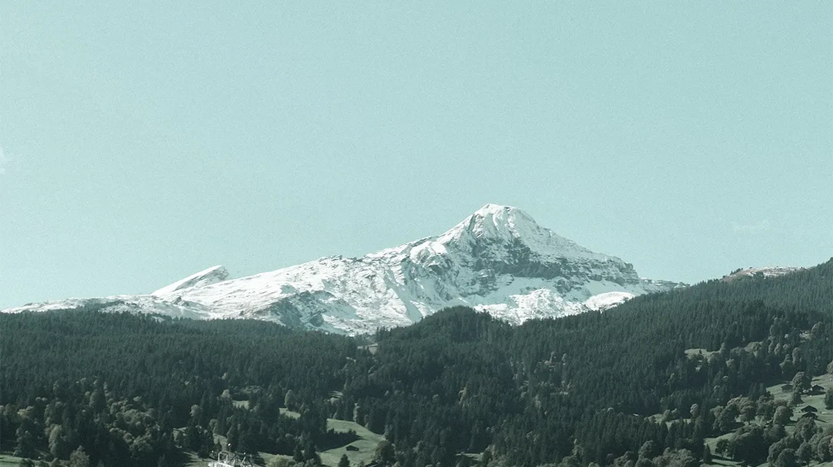 Bergbild im Panoramaformat von Grindelwald