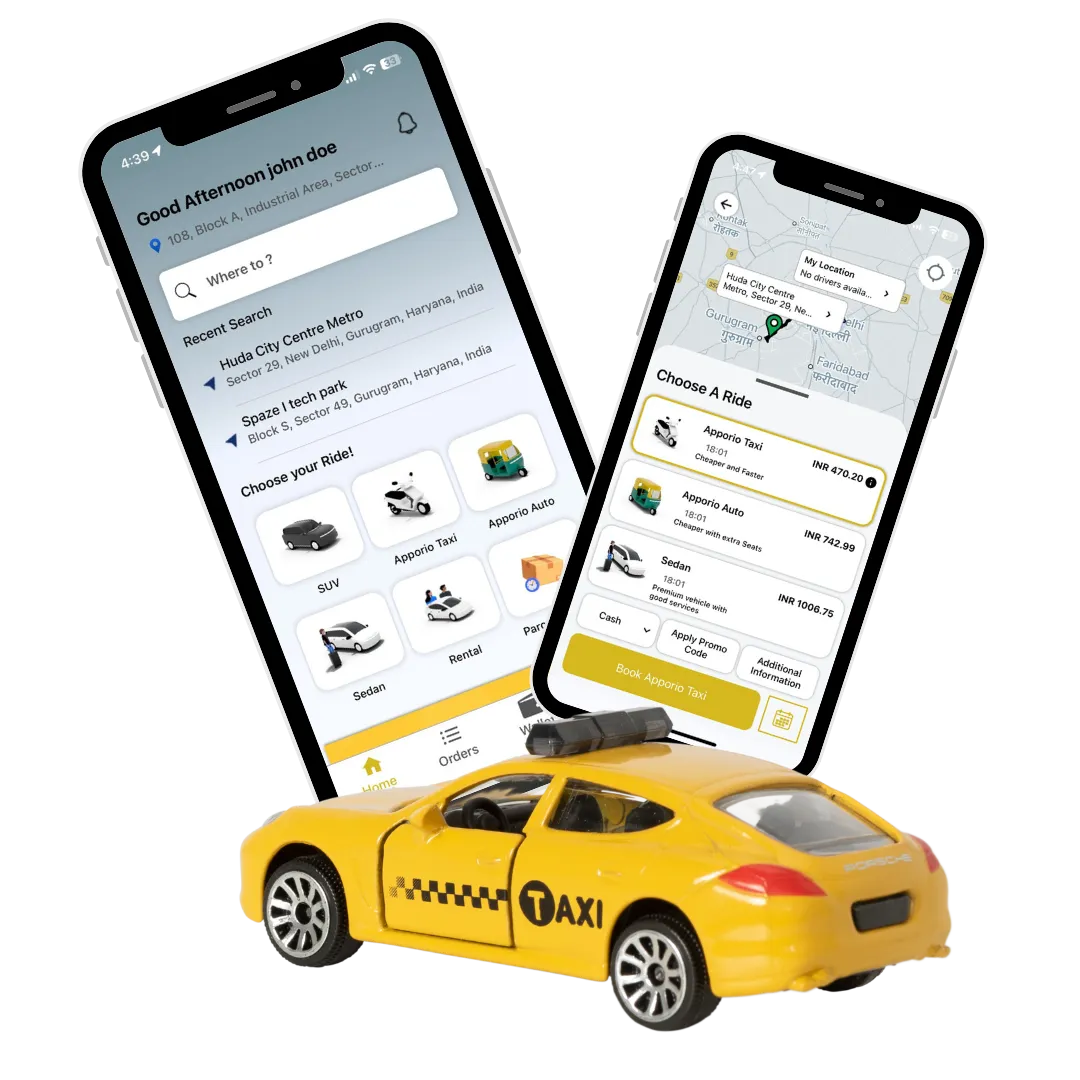 Uber clone app for launching ride hailing business.
