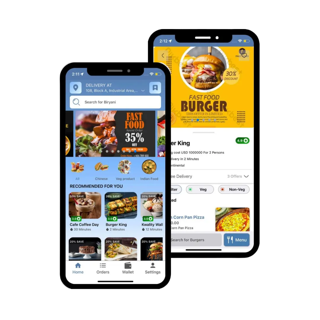 food delivery app development
