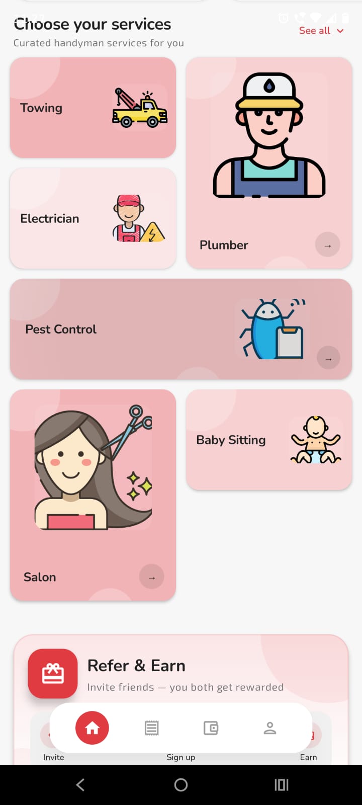 User app screen 3