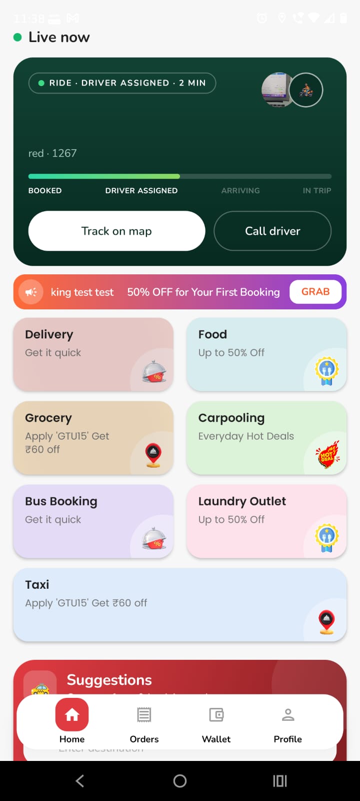 User app screen 6