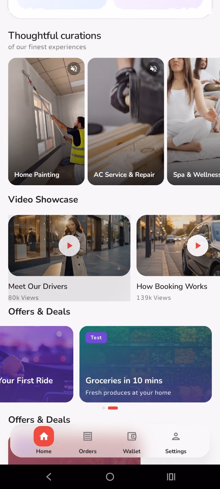 User app screen 2