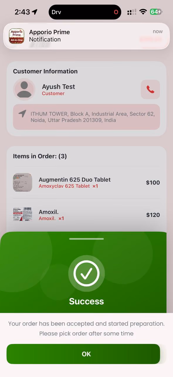 Pharmacy app screen 5