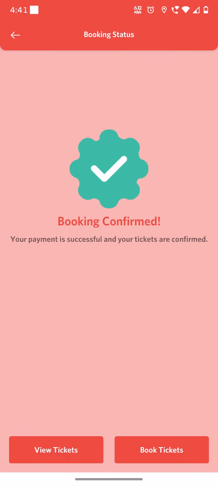 Bus booking passenger app screen 9
