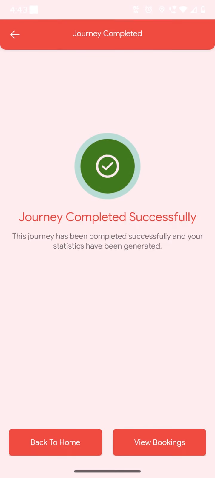 Bus booking driver app screen 6