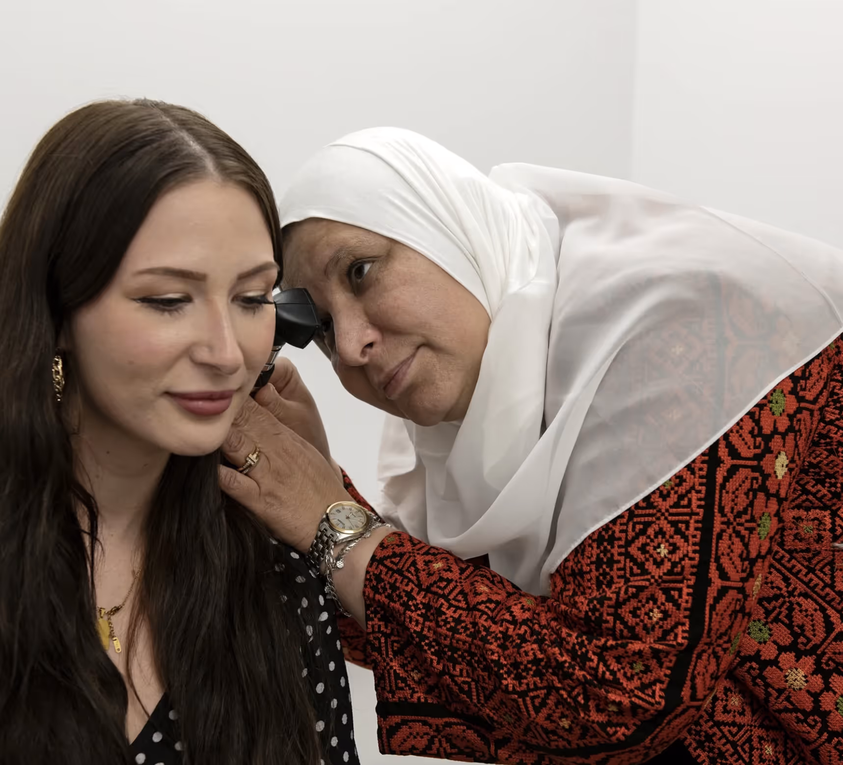 Woman with her child