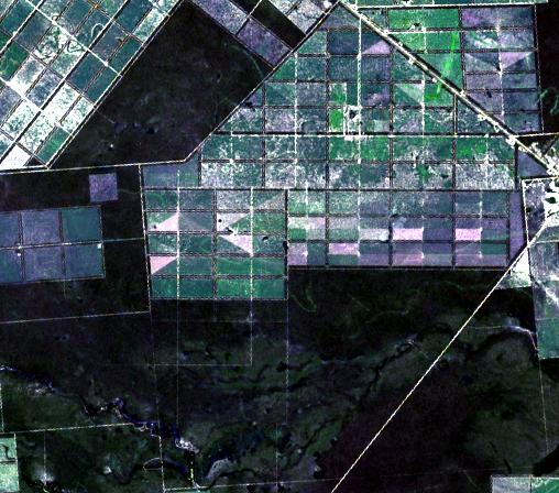 Combination of 3 bands remote sensing