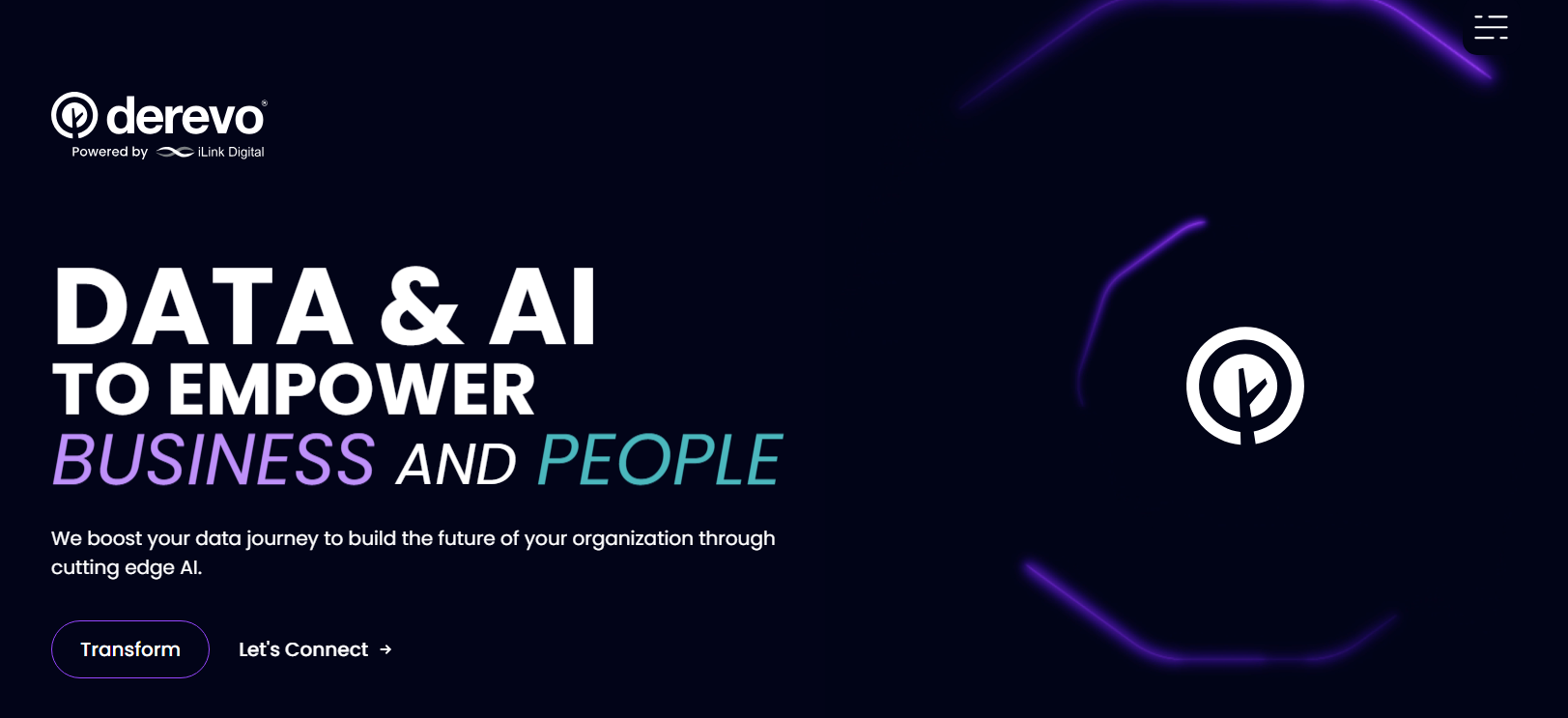 Derevo Data Home Screen