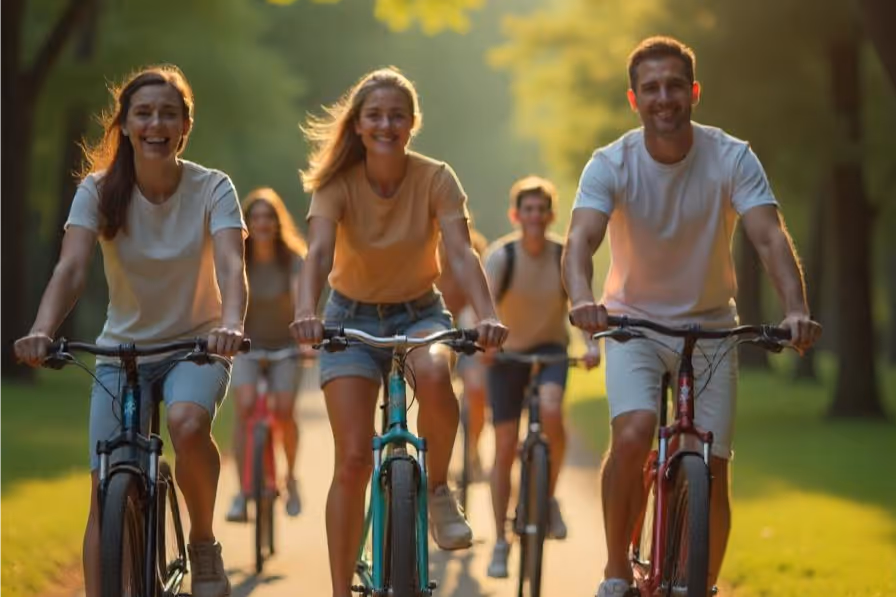 Mobilitätstag mit 12DRIVE Fahrradflotte