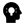 head with lightbulb icon