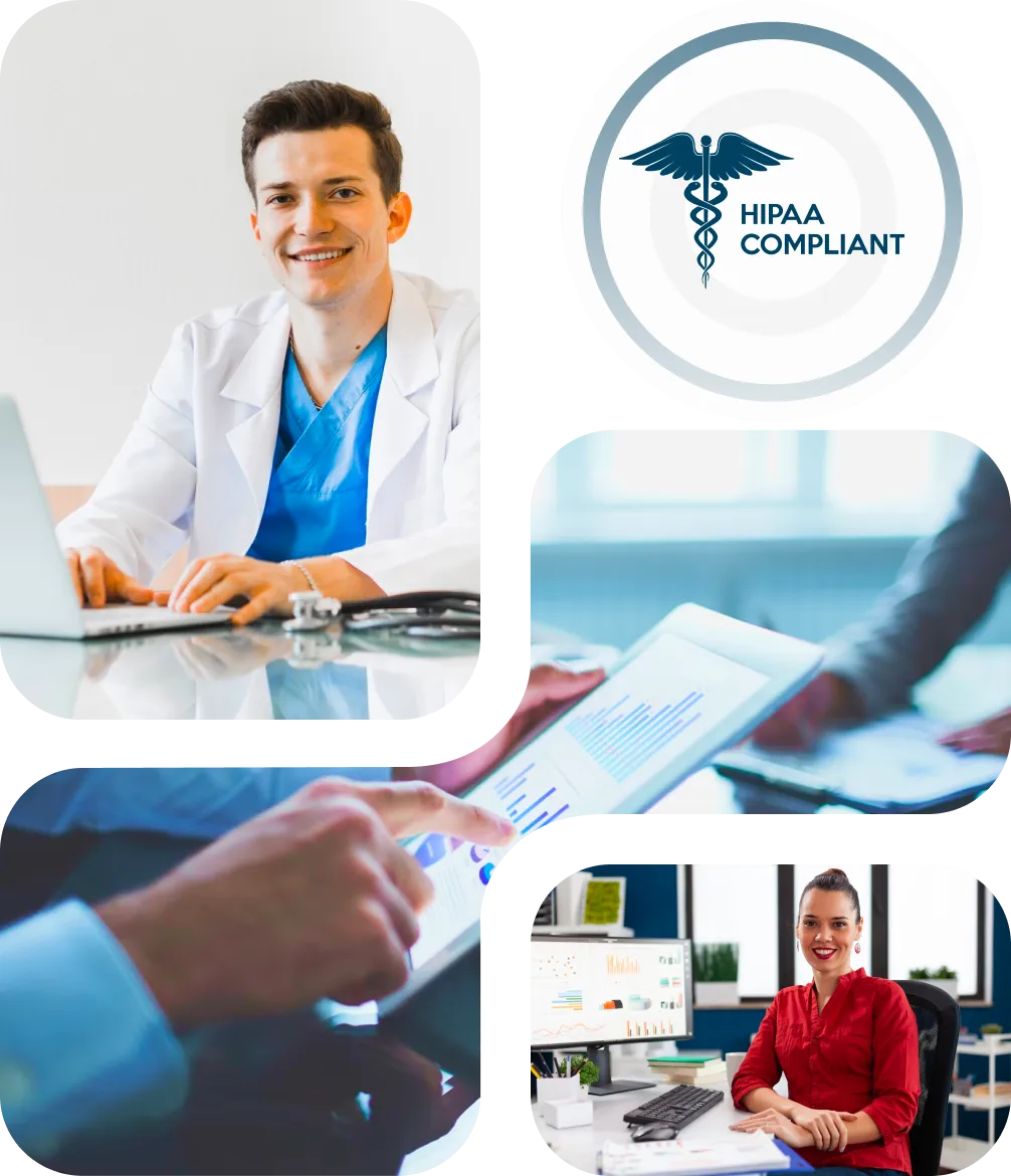 Collage of Images of Medical Professionals