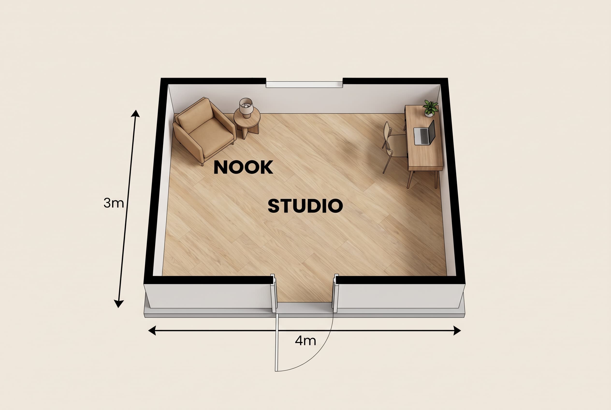 Stuga floorplan
