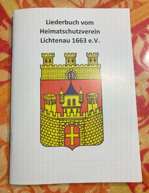 Liederbuch Heimatschutzverein Lichtenau