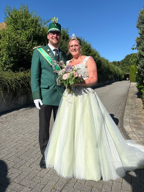 Königspaar 2024 / 2025 David Glahn und Franziska Fritz-Glahn