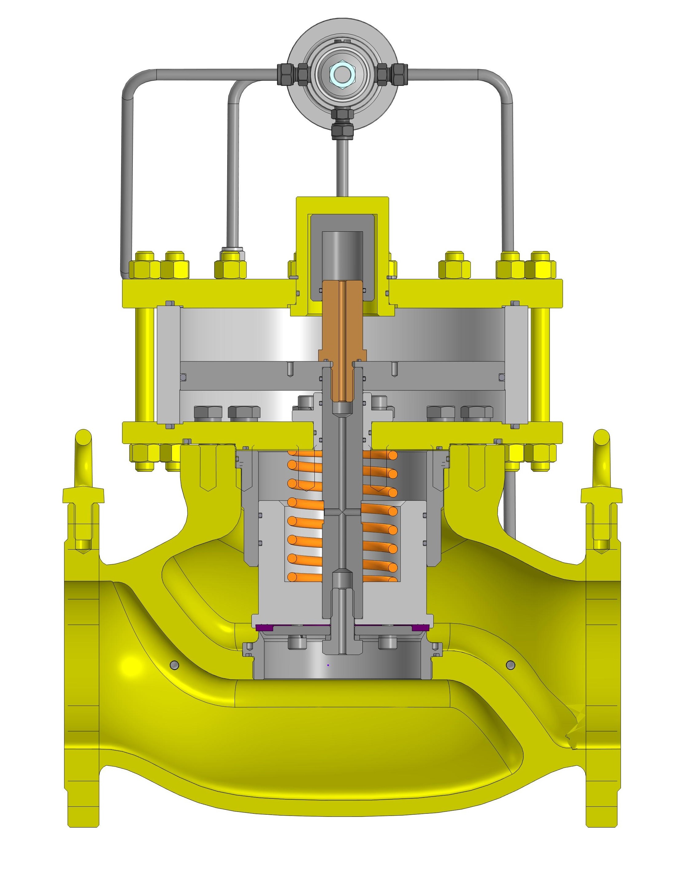 Регулятор давления DN500 PN16 ATLANT-P300-KU: кейс изготовления и внедрения на Красногорской ТЭЦ