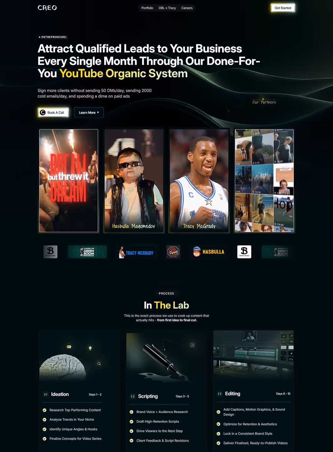 Creo Social Website