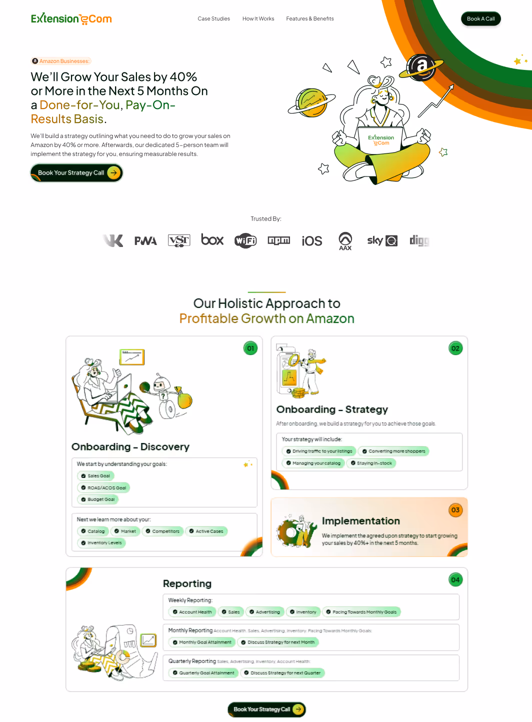 Extension Ecom website
