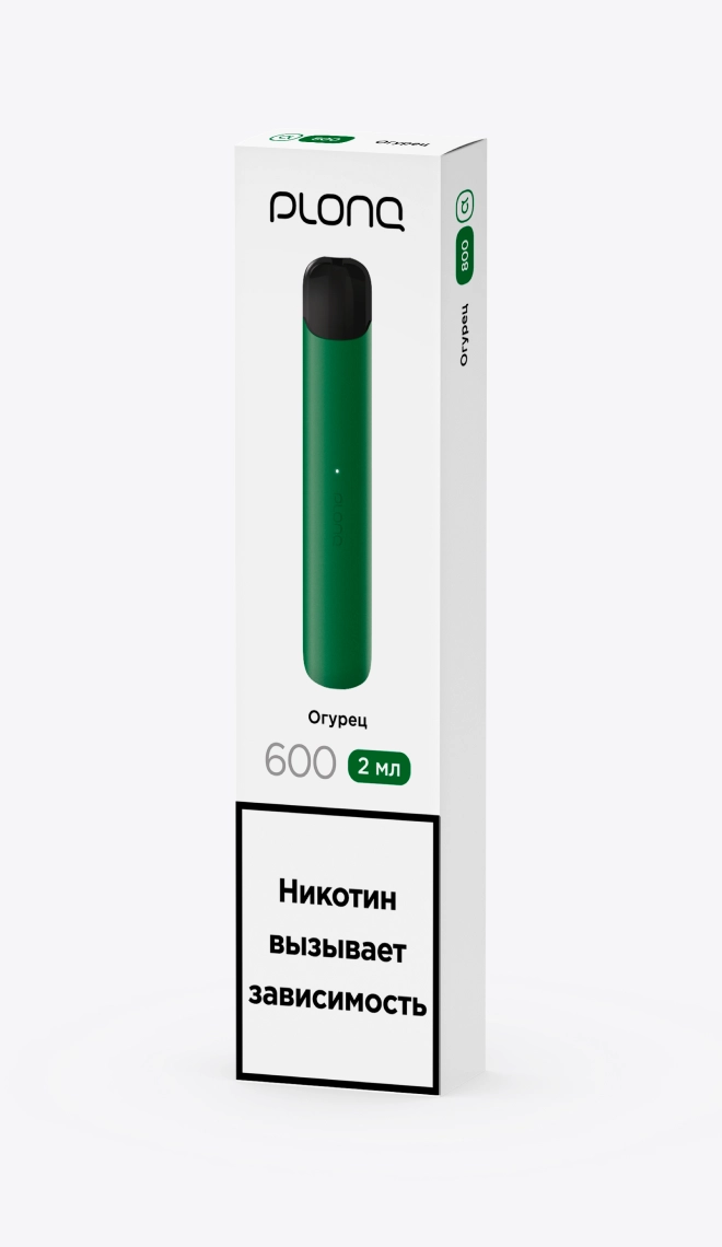 Одноразовая электронная сигарета на 600 затяжек со вкусом "Огурец"