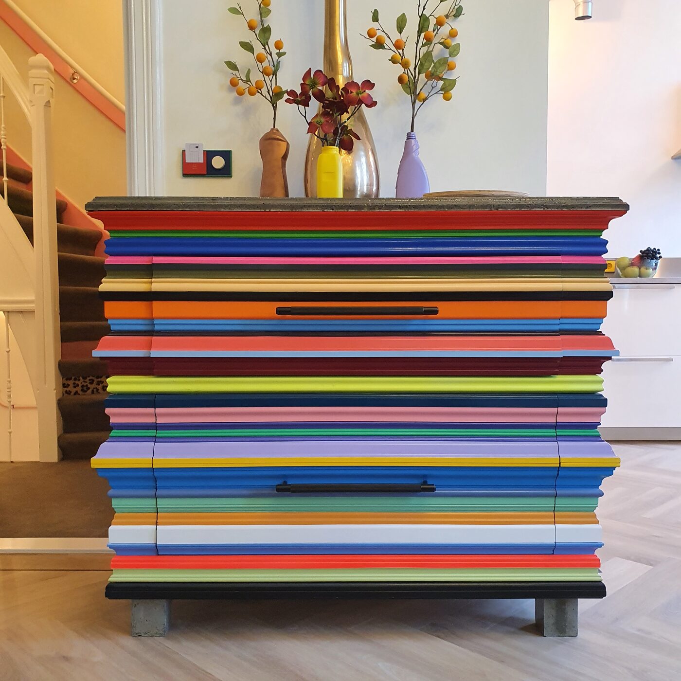 Striped Cabinet