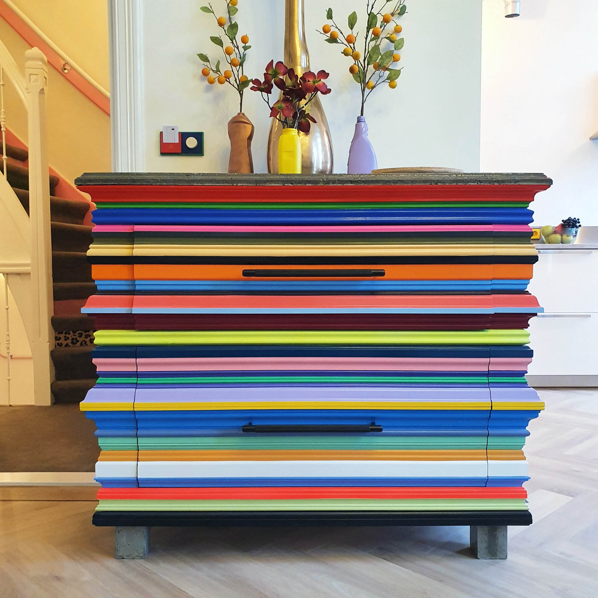 Striped Cabinet
