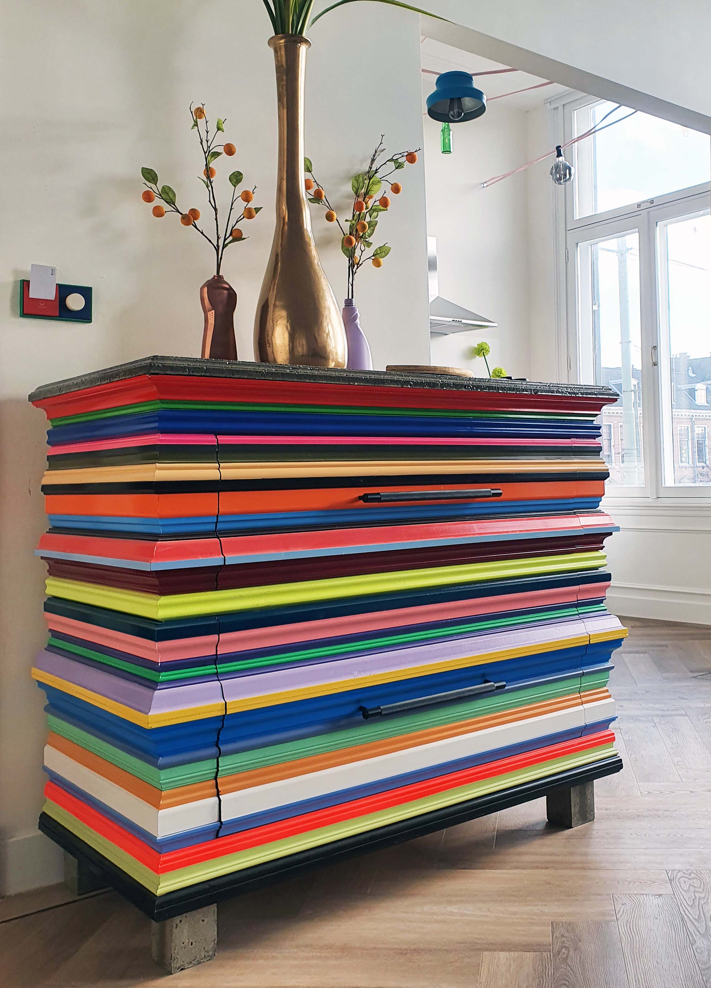 Striped Cabinet