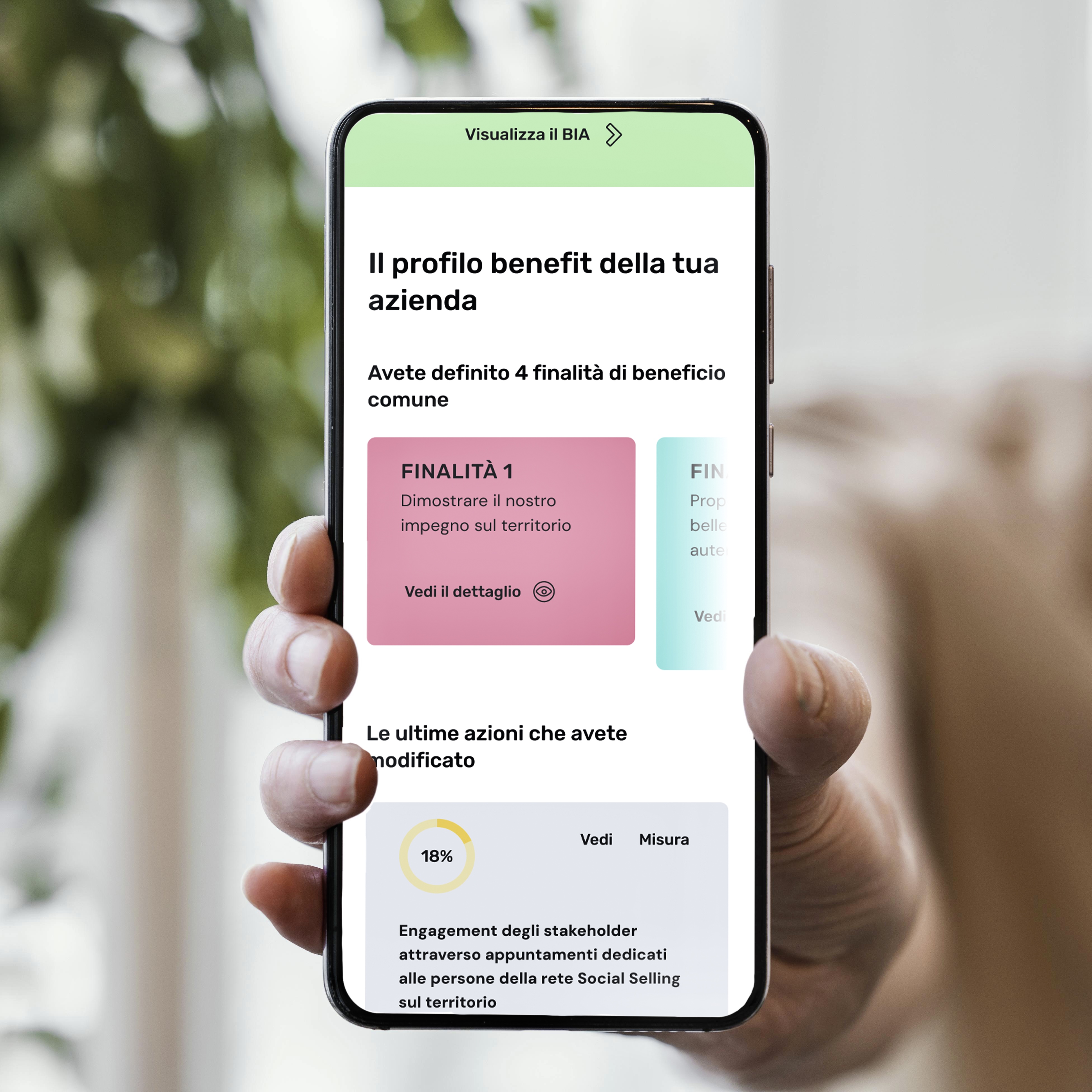La bacheca, ovvero l’homepage di Regenera, rappresenta il cuore operativo della piattaforma. Da qui l’utente può tenere traccia dell’avanzamento delle attività e accedere rapidamente alle principali aree di lavoro.