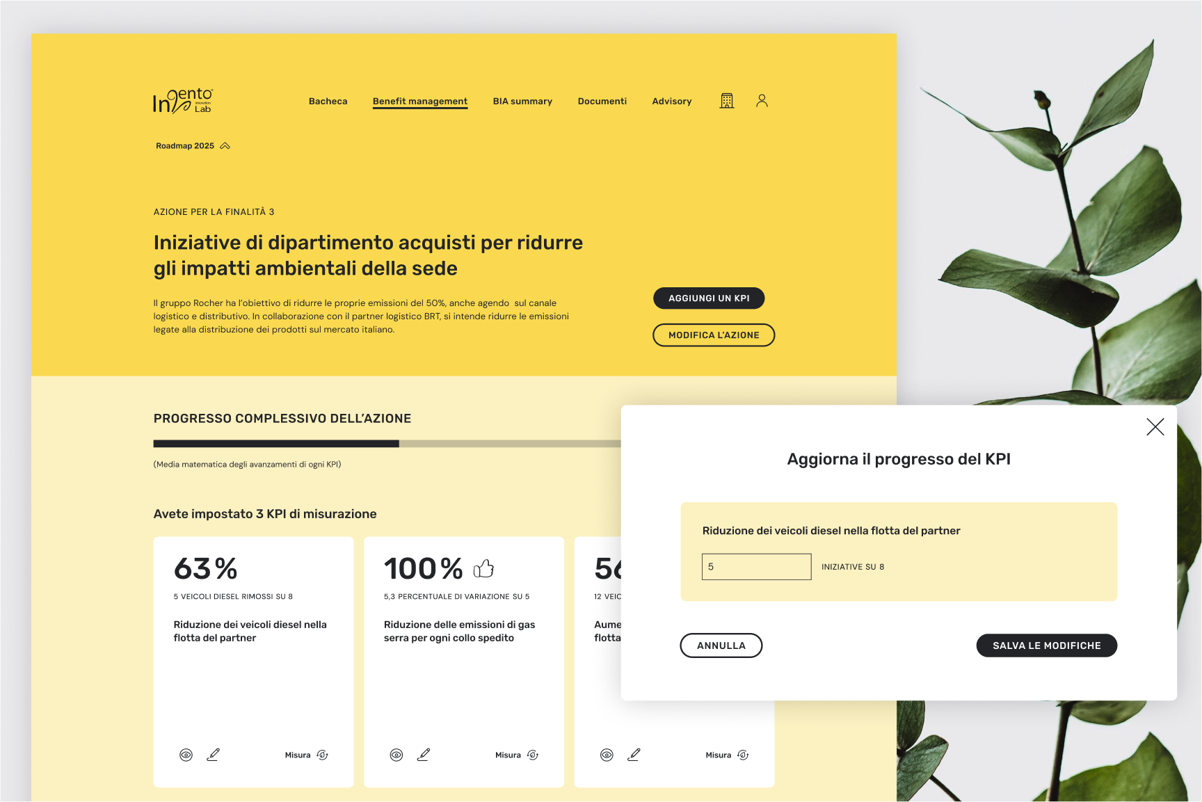 Abbiamo ottimizzato il design system adottando pattern di navigazione coerenti e riutilizzabili e realizzando un numero contenuto di template.