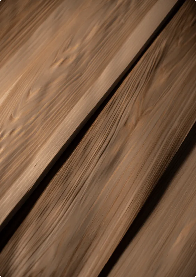 Textura de madeira marrom com veios e padrões naturais em tábuas paralelas.