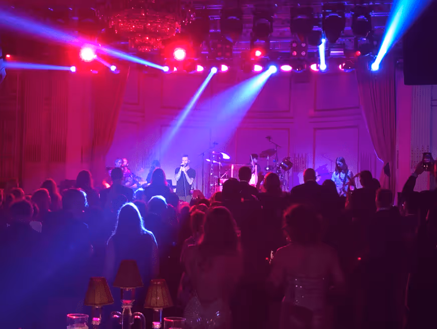 Maroon 5 performs at a private show