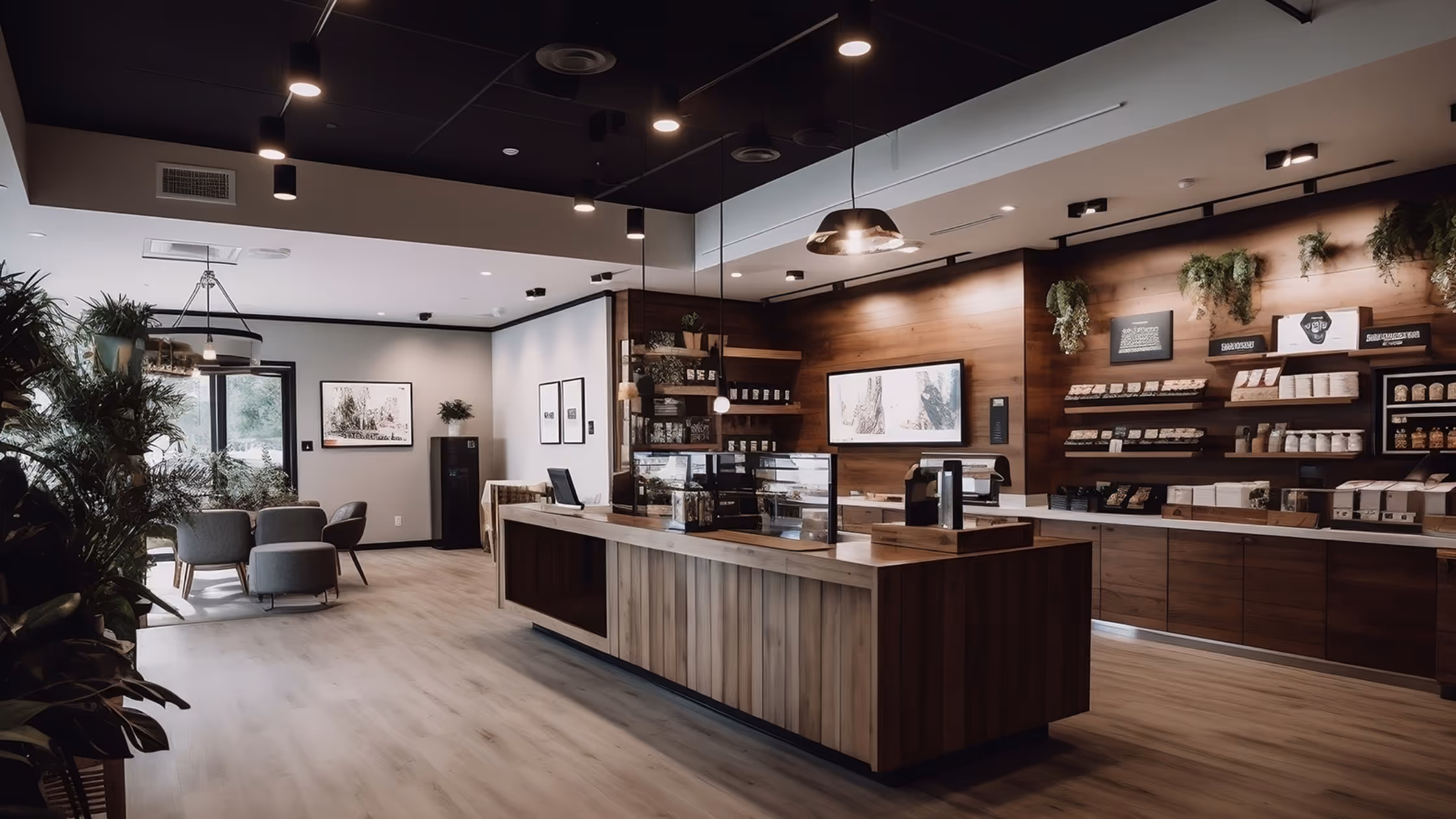 Dispensary with Toke’s customizable digital menus