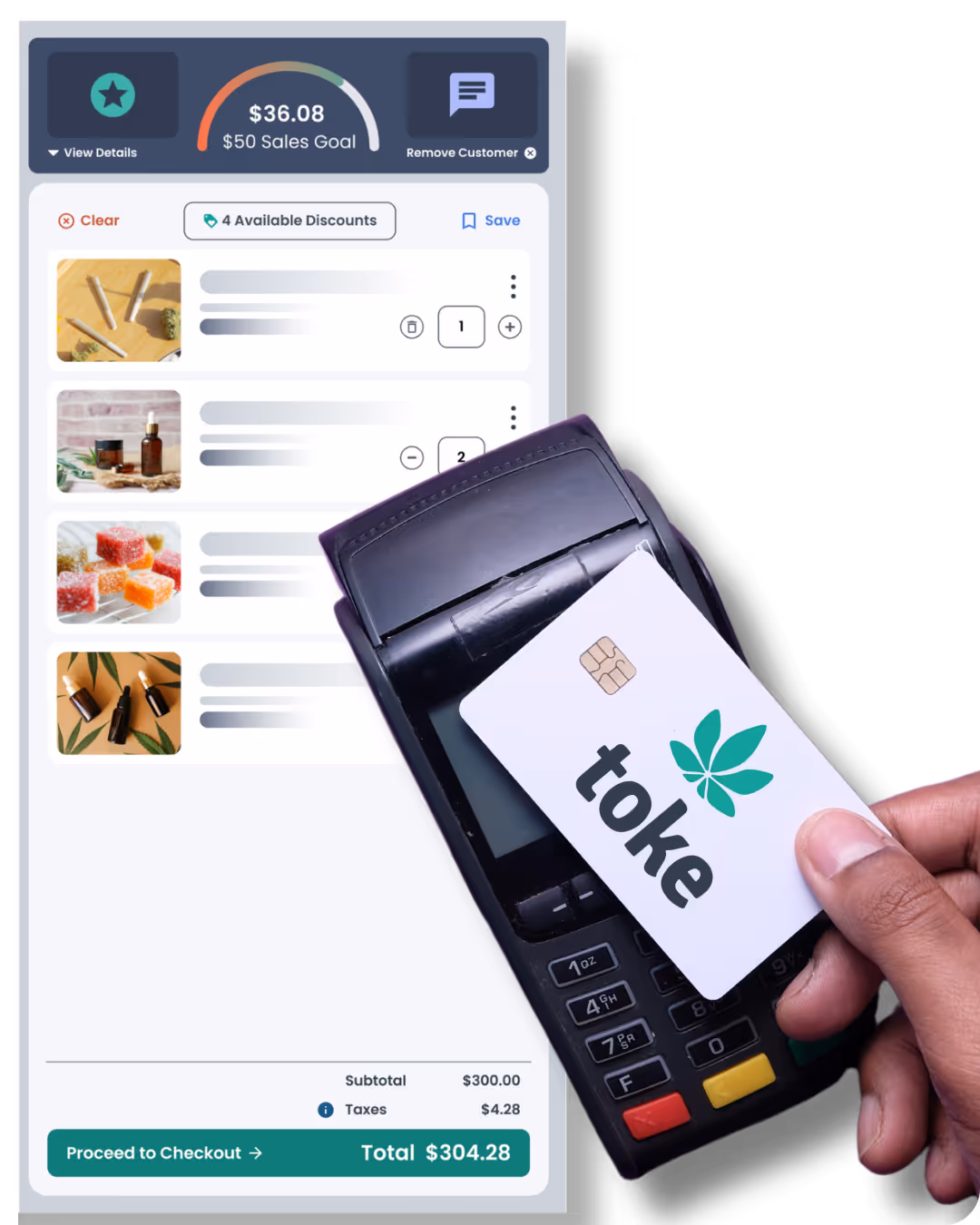 Checkout using TokePay