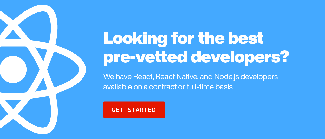 React, React Native, Node.js