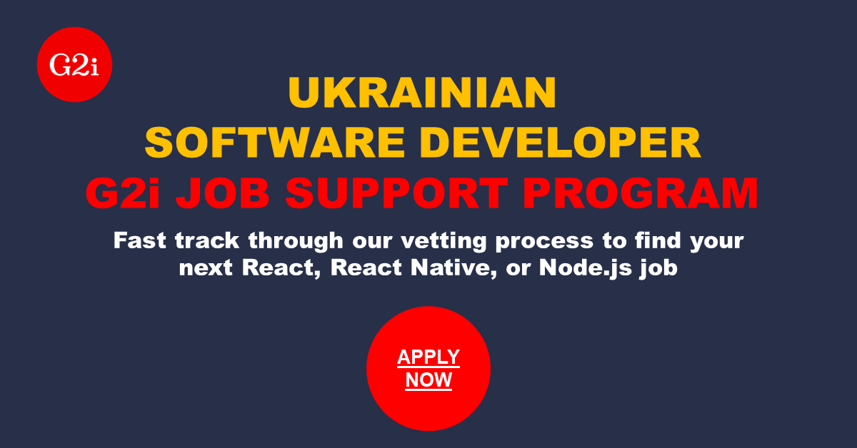 G2i Launches Ukrainian Developer Support Program