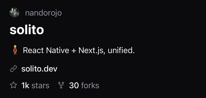 Getting started with Solito (Next.JS + React Native apps with a single code base)