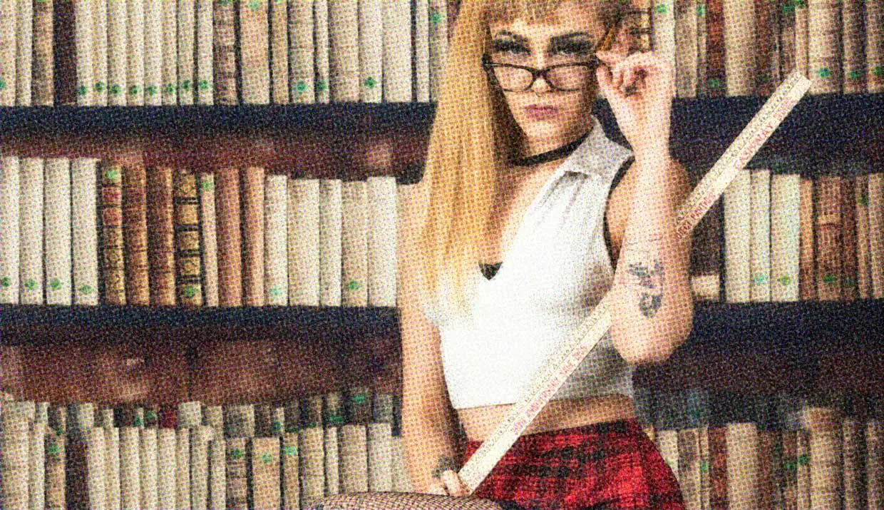HUD App - sexy librarian - fetish 101