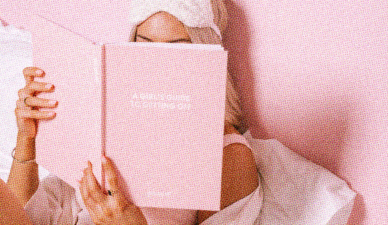 HUD App - Girl with open book covering face - how do I know if Ive had an orgasm