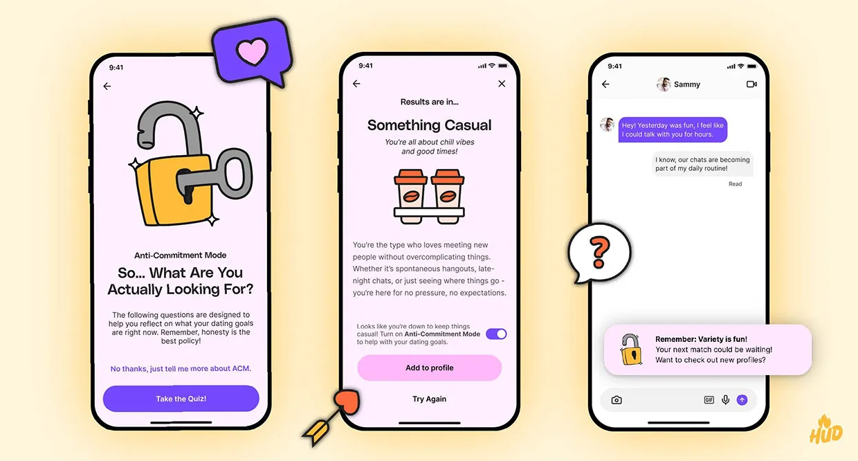HUD App - Anti Commitment Mode